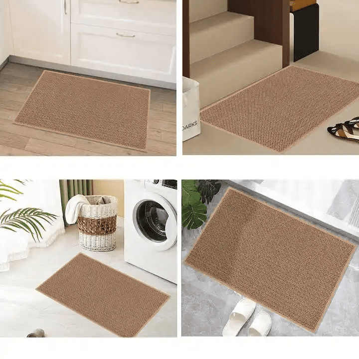 Chenille Kitchen Mat - Non-Slip, Washable, Absorbent Mat