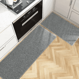 Hot Sale in China Area Rugs Solid Colors Rug Machine Washable Rugs Washable CarpetNO-SLIP KITCHEN MAT
