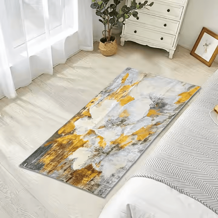 Custom Rugs for Living Room Foldable and Machine Washable Hallway Runner Rugs Soft Morocco Rug Carpet Tapis for Bedroom