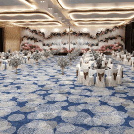 Custom Axminster Modern Design Banquet Hall Carpet Kids Room Carpet Decorative Floor Carpet for Banquet Hall Wall Design