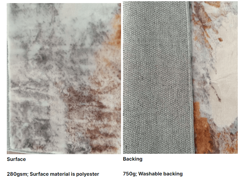 New Design Printed Carpet Best Quality Machine Washable Area Rug Machine Washable Rugs 90x152 Tapis De Salon