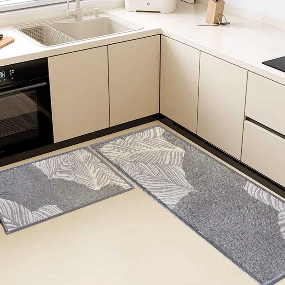 Jacquard Woven Fabric Rubber Mat