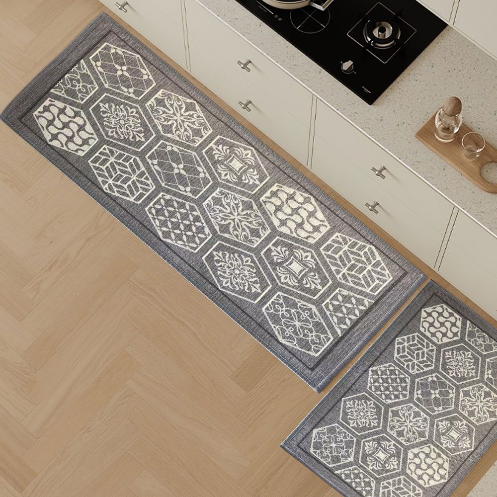 Custom Durable Standing Mats Jacquard Woven Fabric Rubber Mat