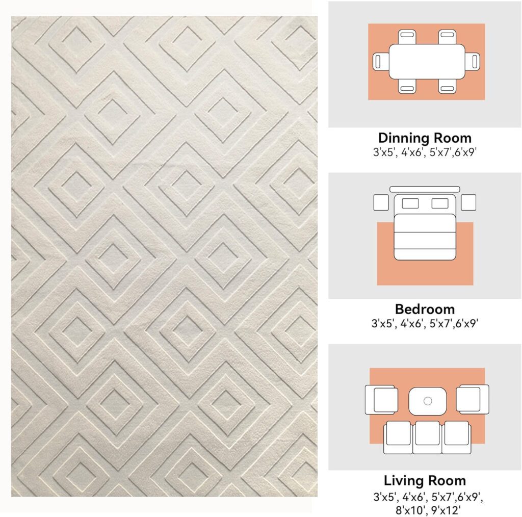 Jacquard Faux Fur Carpet Super-Soft Luxurious Nordic-style Plain Color