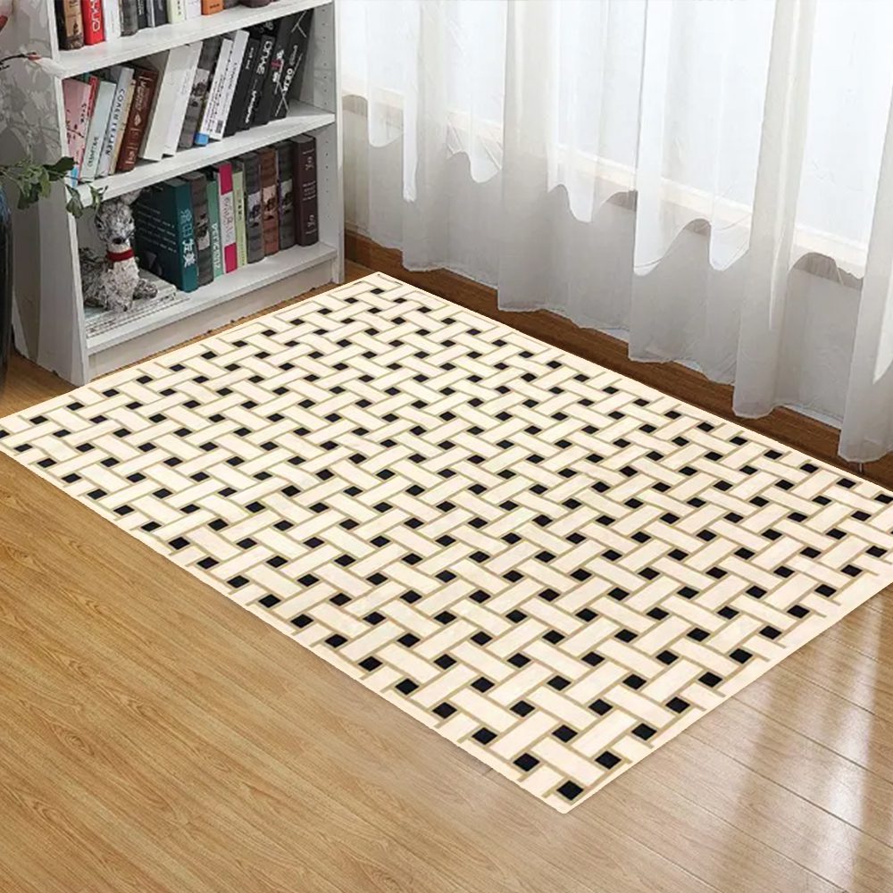 Home Living Room Bedroom Study Minimalist Carpet Dirty Resistant Easy Clean Carpet Beige Carpet Modern Rolo Handmade Custom Wool