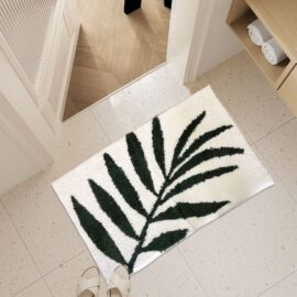New Arrival Thickened Tufted Door Mat Bathroom Foot Absorbent Mat Toilet Anti-Slip Entrance Floor Mat