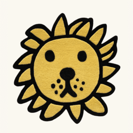 Custom Irregular Hand Carve Acrylic Rug Handmade Die Cut Hand Tufted Floor Rug